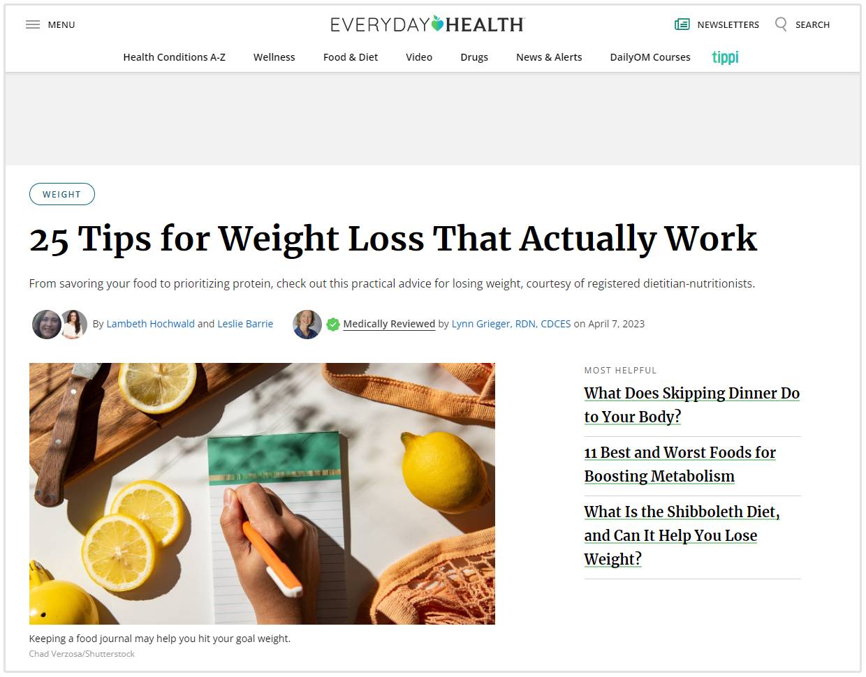 conseils pour perdre du poids